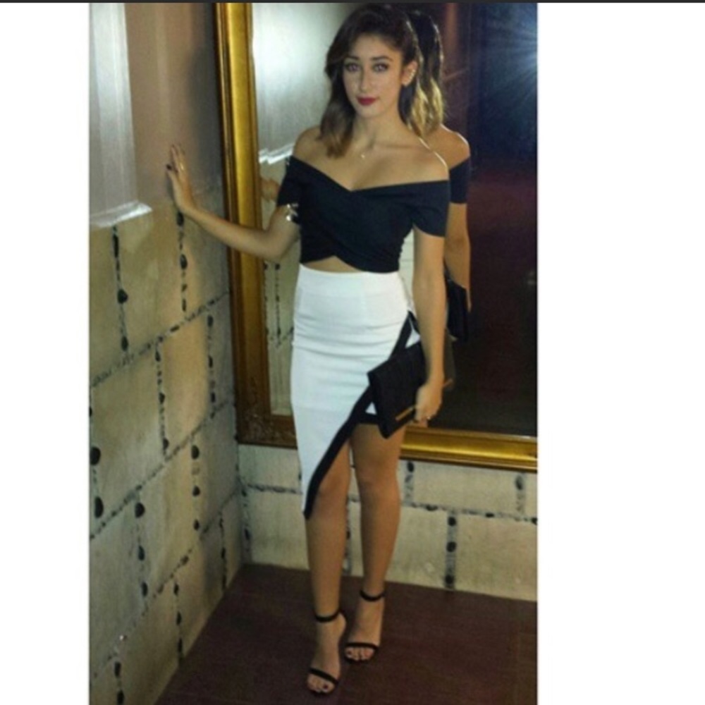 TOBI OUTFIT BUNDLE! Asymmetrical Skirt + Crop top